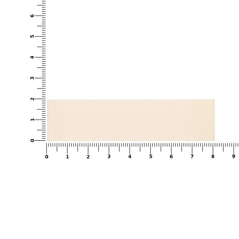 Лейбл хлопковый Doni, S, неокрашенный арт.16189.01