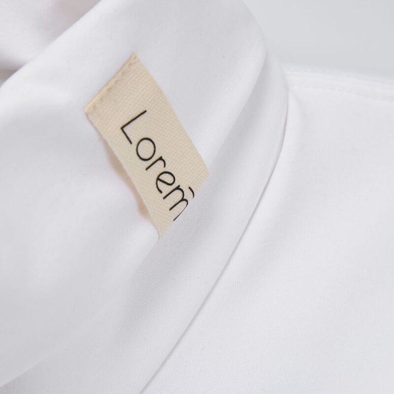 Лейбл хлопковый Doni, S, неокрашенный арт.16189.01