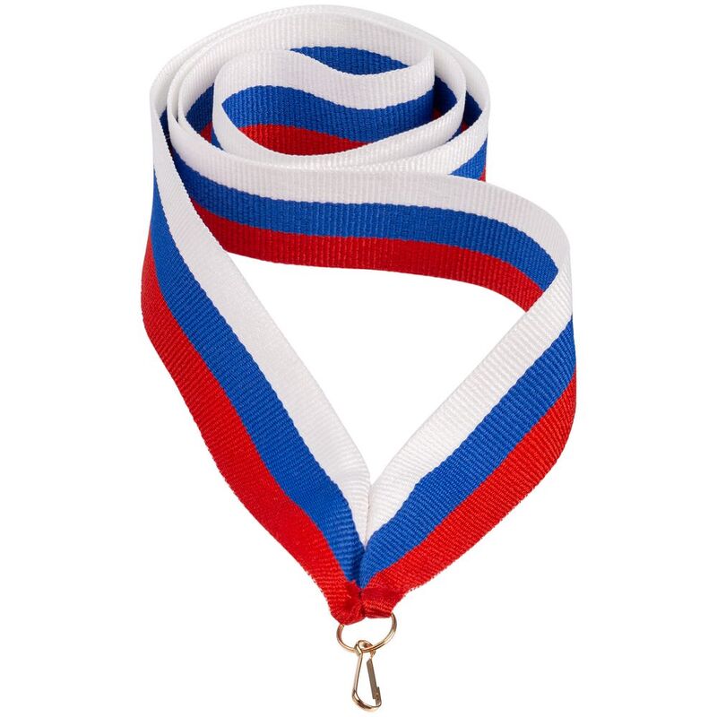 Лента с карабином Champ, триколор арт.15513.45
