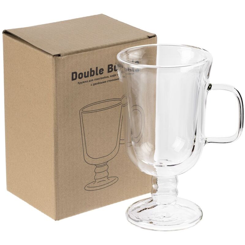Кружка с двойными стенками для глинтвейна и коктейлей Double Bubble арт.14674.00