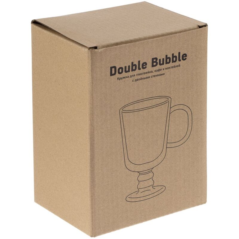 Кружка с двойными стенками для глинтвейна и коктейлей Double Bubble арт.14674.00