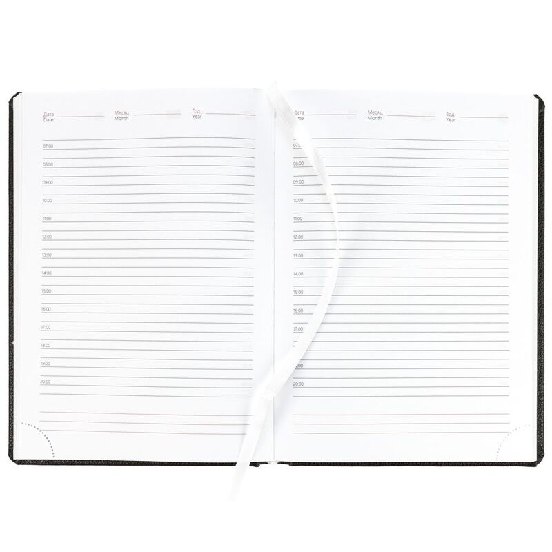 Ежедневник Sagrin, недатированный, черный арт.20422.30