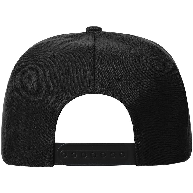 Бейсболка Snapback с прямым козырьком, черная арт.15948.30