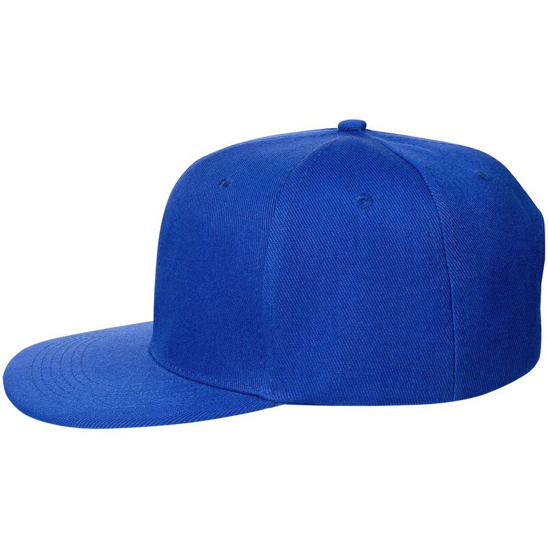 Бейсболка Snapback с прямым козырьком, ярко-синяя арт.15948.44