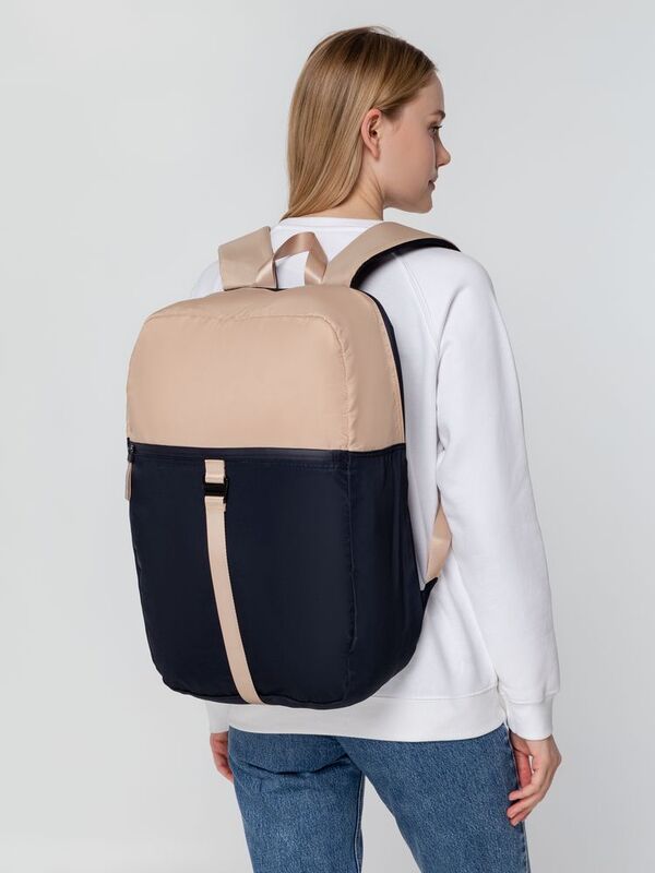 Рюкзак coolStuff, темно-синий с бежевым арт.14752.40