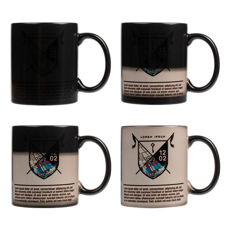 Кружка &laquo;Хамелеон&raquo;, глянцевая, черная арт.15753.30