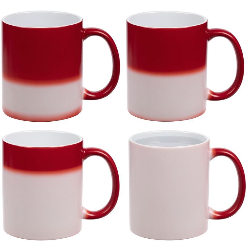 Кружка &laquo;Хамелеон&raquo;, глянцевая, красная арт.15753.50