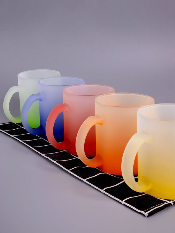 Кружка Grade Fade для сублимационной печати, матовая, желтая арт.15758.80