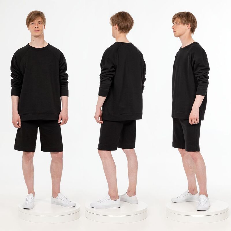 Свитшот унисекс S1, черный арт.15435.30