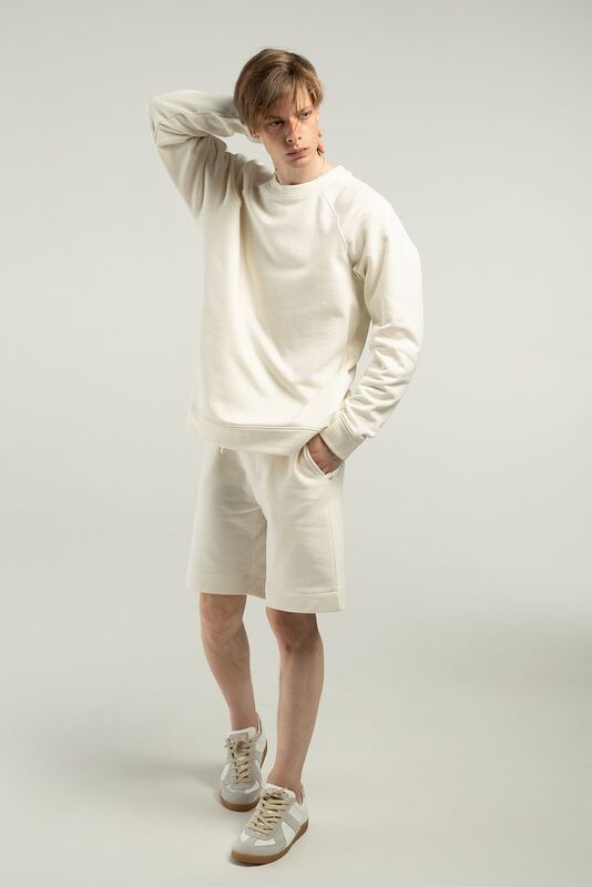 Свитшот унисекс S1, молочно-белый арт.15435.60