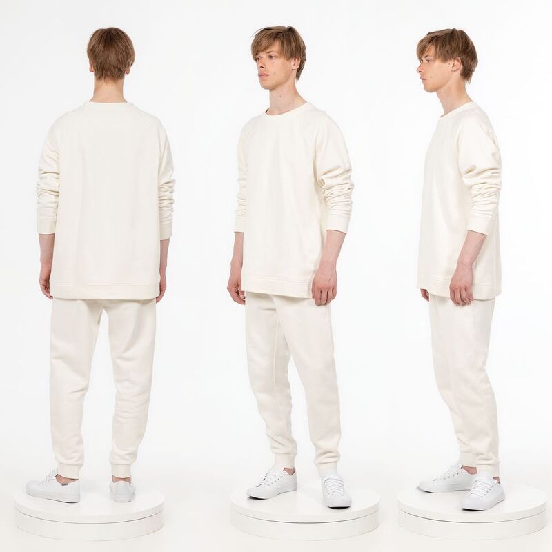 Свитшот унисекс S1, молочно-белый арт.15435.60