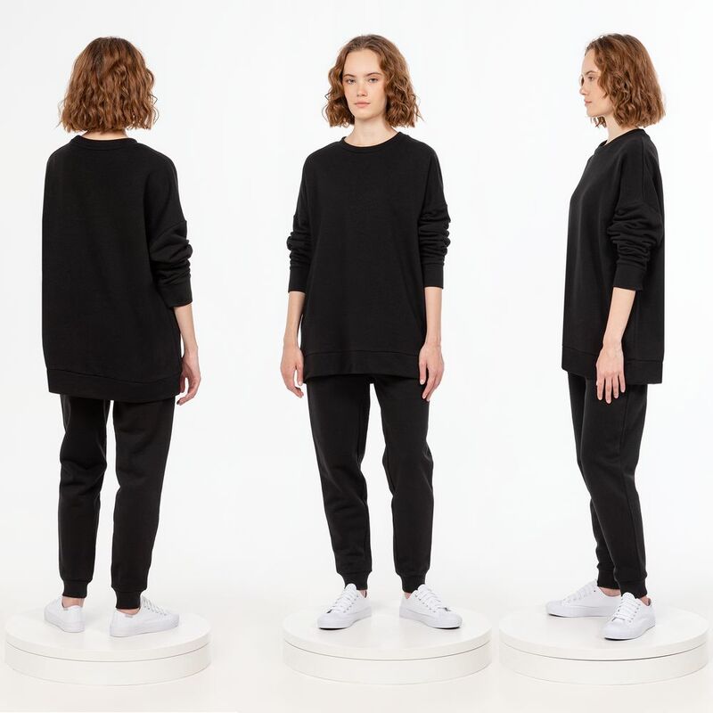 Свитшот унисекс S2, черный арт.15436.30