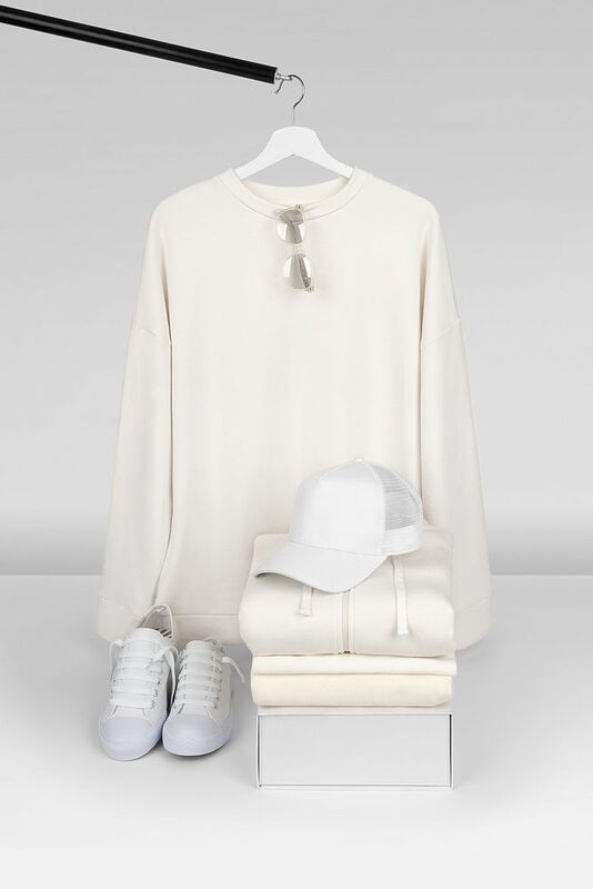 Свитшот унисекс S2, молочно-белый арт.15436.60