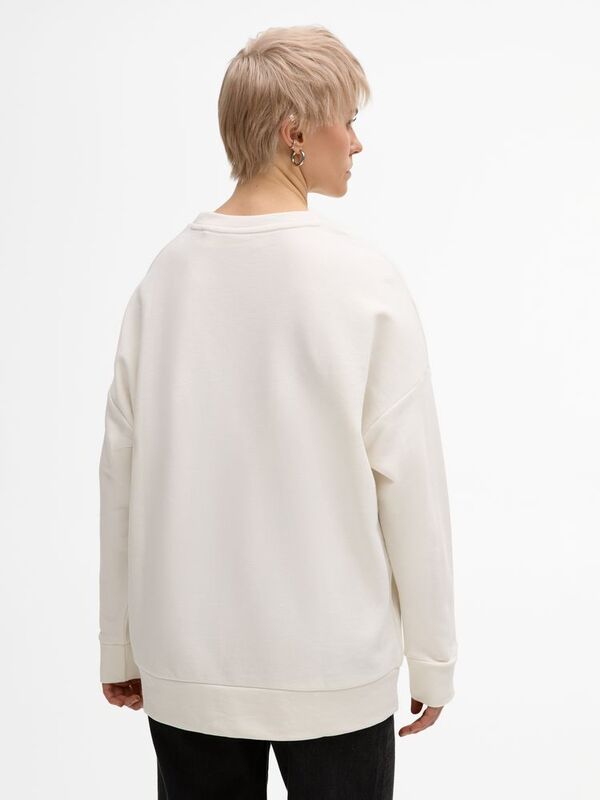 Свитшот унисекс S2, молочно-белый арт.15436.60