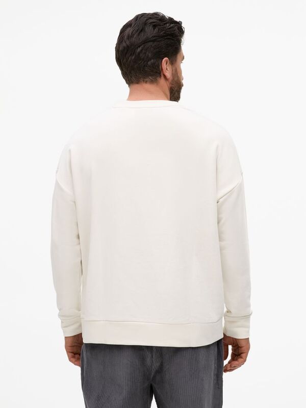 Свитшот унисекс S2, молочно-белый арт.15436.60