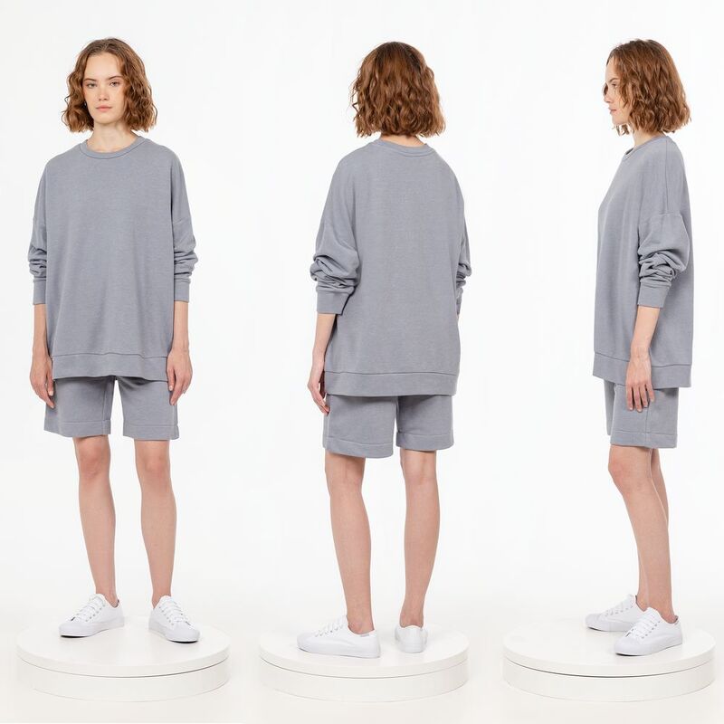 Свитшот унисекс S2, серый арт.15436.10