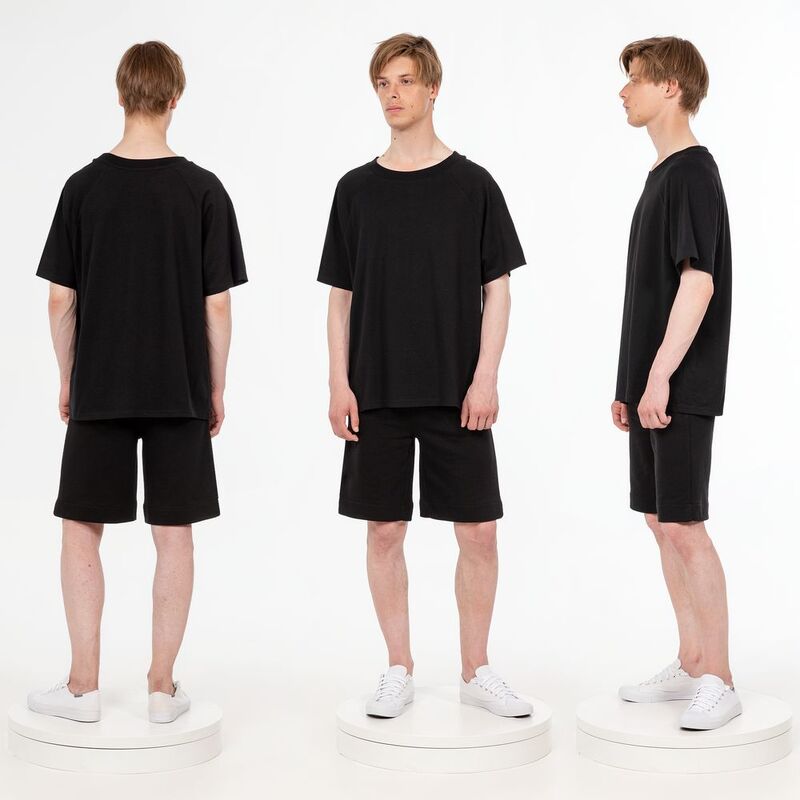 Футболка унисекс оверсайз T2, черная арт.15438.30