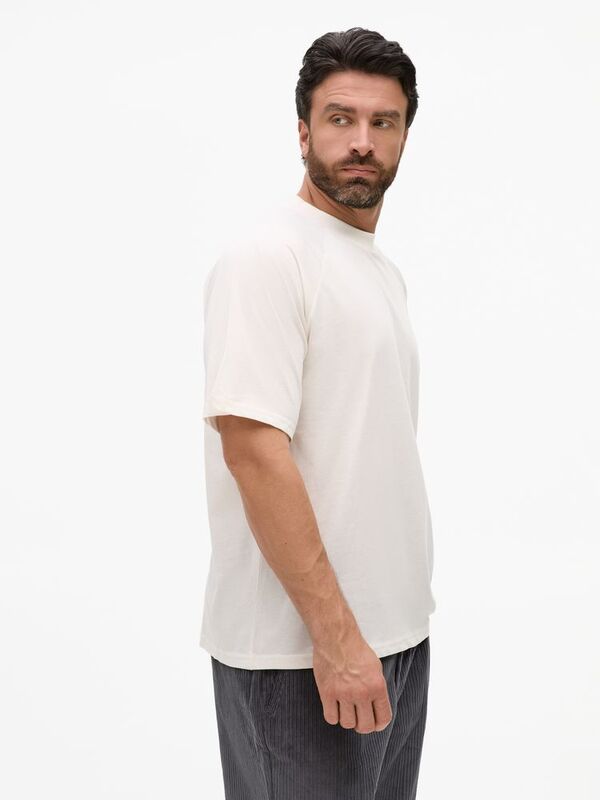 Футболка унисекс оверсайз T2, молочно-белая арт.15438.60