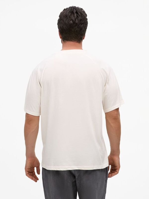 Футболка унисекс оверсайз T2, молочно-белая арт.15438.60