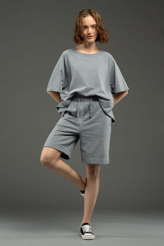 Футболка унисекс оверсайз T2, серая арт.15438.10