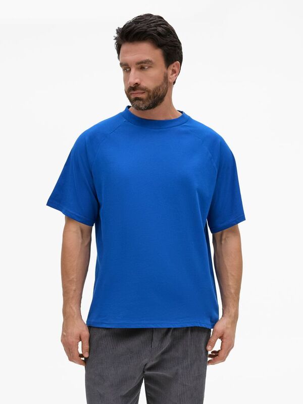 Футболка унисекс оверсайз T2, синяя арт.15438.40