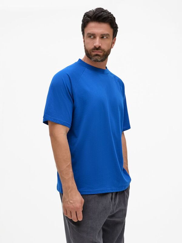 Футболка унисекс оверсайз T2, синяя арт.15438.40