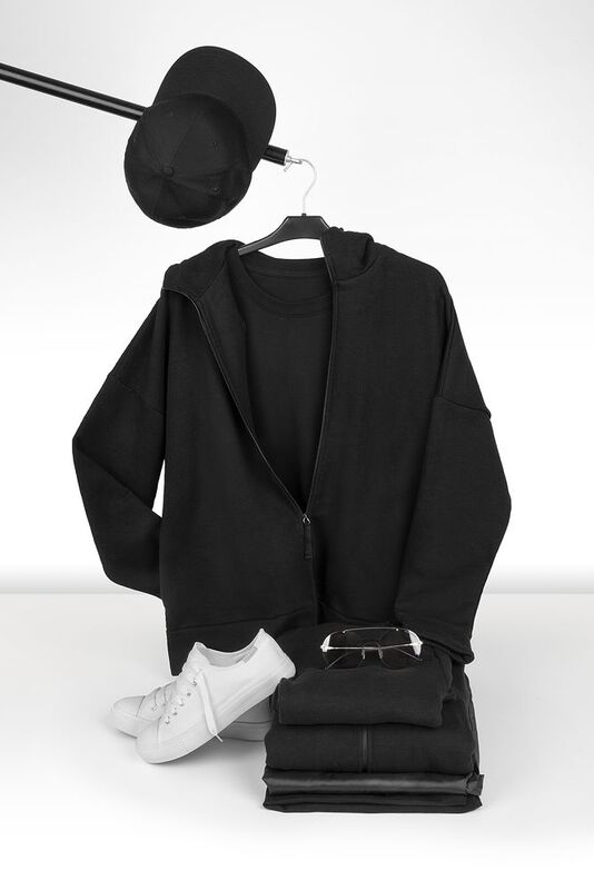 Футболка унисекс оверсайз T3, черная арт.15439.30