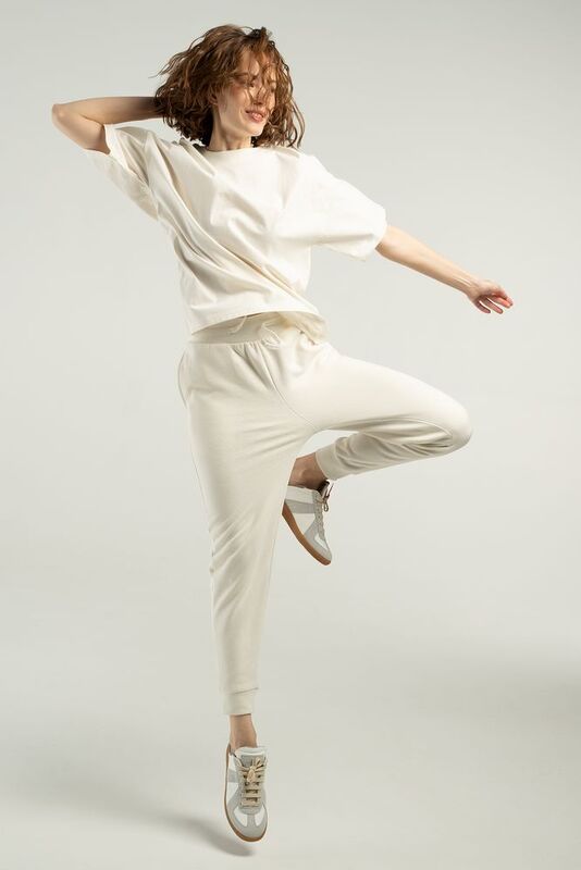 Футболка унисекс оверсайз T3, молочно-белая арт.15439.60