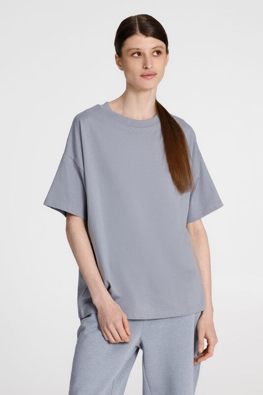 Футболка унисекс оверсайз T3, серая арт.15439.10