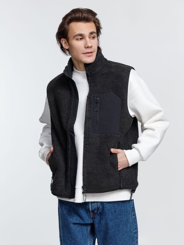 Жилет унисекс Fury BW, темно-серый (графит) арт.04041869