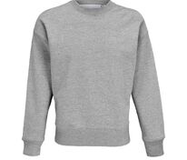 Свитшот унисекс Authentic, серый меланж арт.04043360