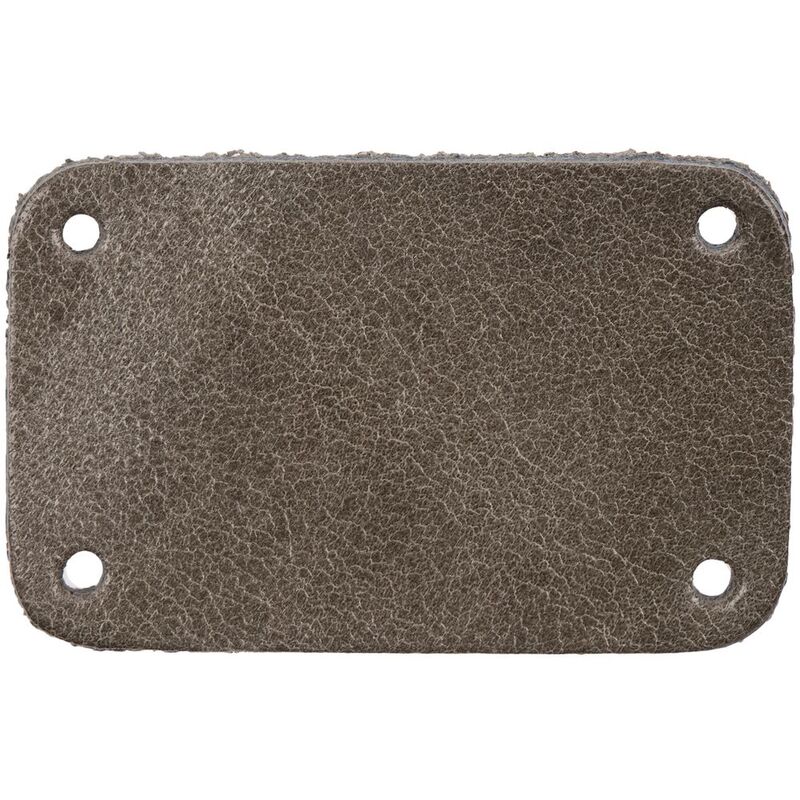 Лейбл кожаный Beta, S, серый арт.13845.10