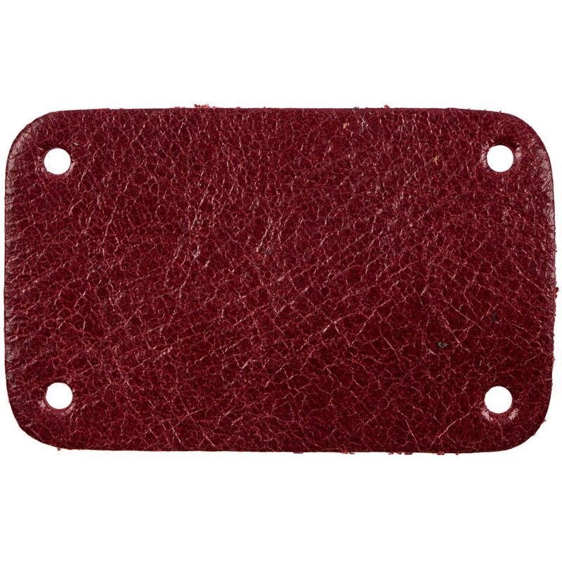 Лейбл кожаный Beta, S, красный арт.13845.50