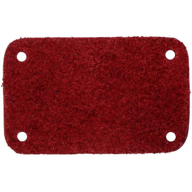 Лейбл кожаный Beta, S, красный арт.13845.50