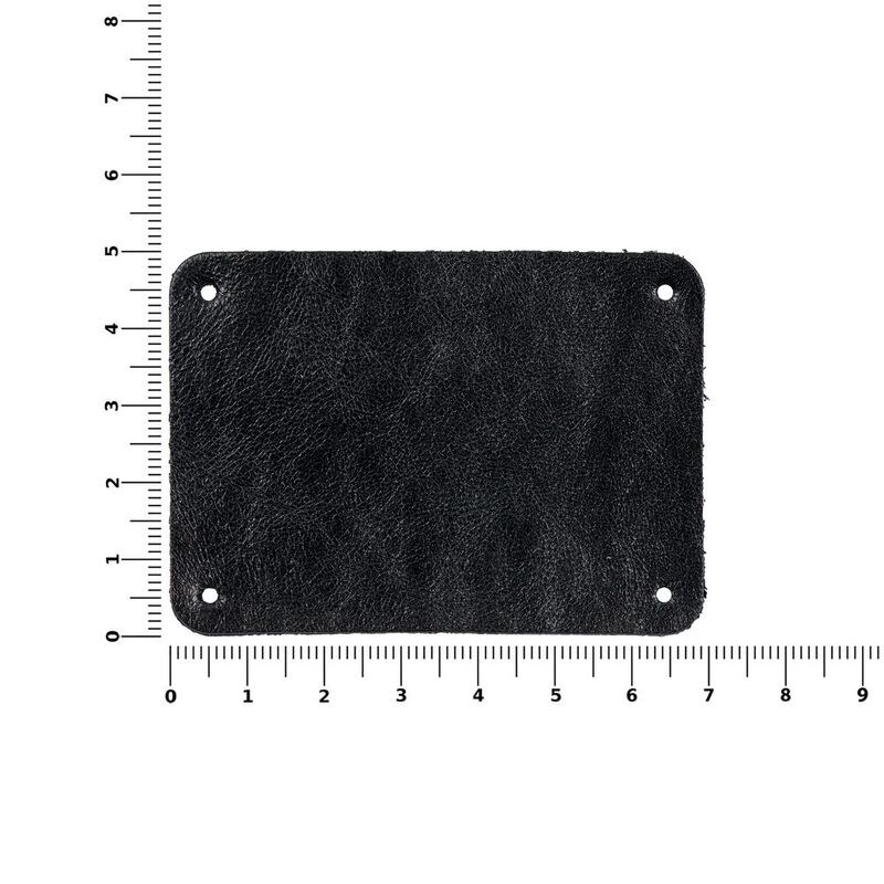 Лейбл кожаный Beta, XL, черный арт.13944.30