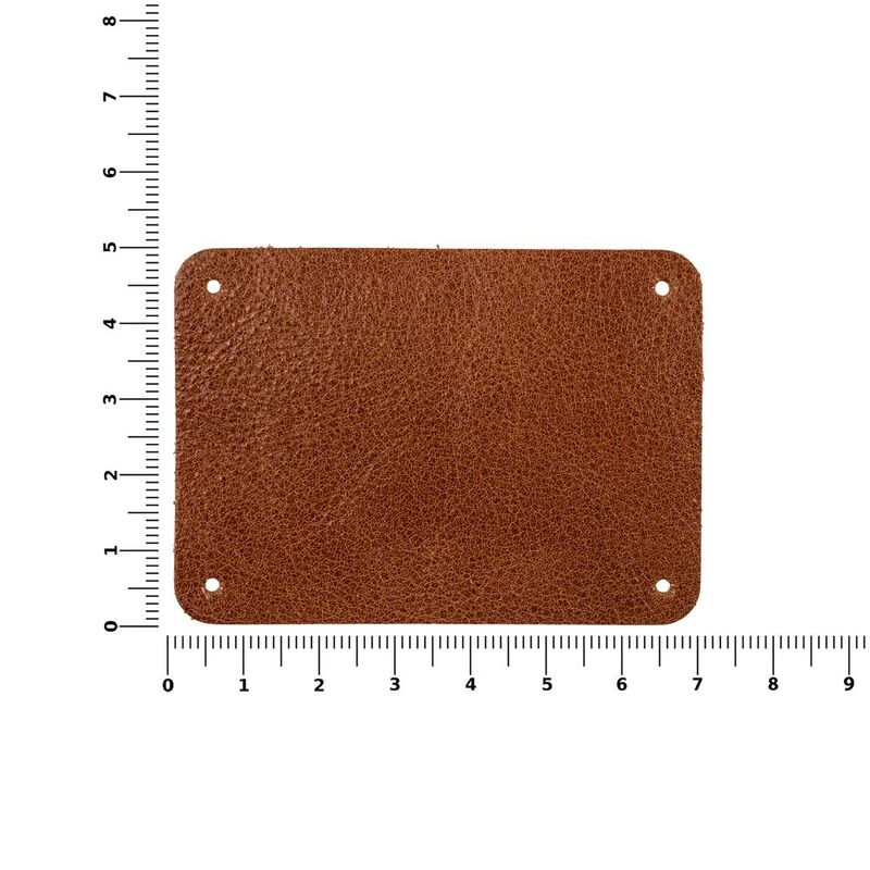 Лейбл кожаный Beta, XL, горчичный арт.13944.82