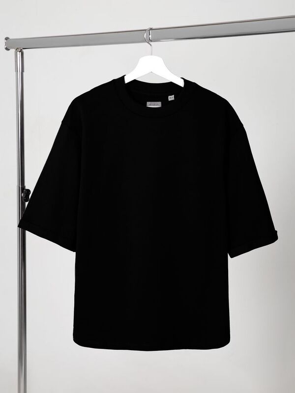 Футболка оверсайз унисекс Kosmos 2.0, черная арт.14610.30