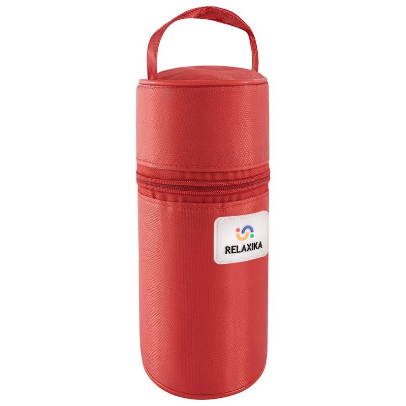 Термос Relaxika Duo 750 в чехле, стальной арт.15348.10