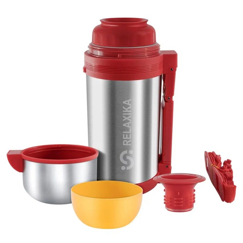 Термос для еды и напитков Relaxika 1200, стальной арт.14965.10