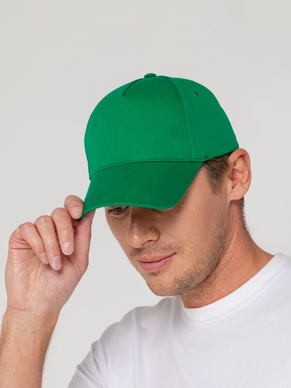 Бейсболка Convention, темно-зеленая арт.15147.92