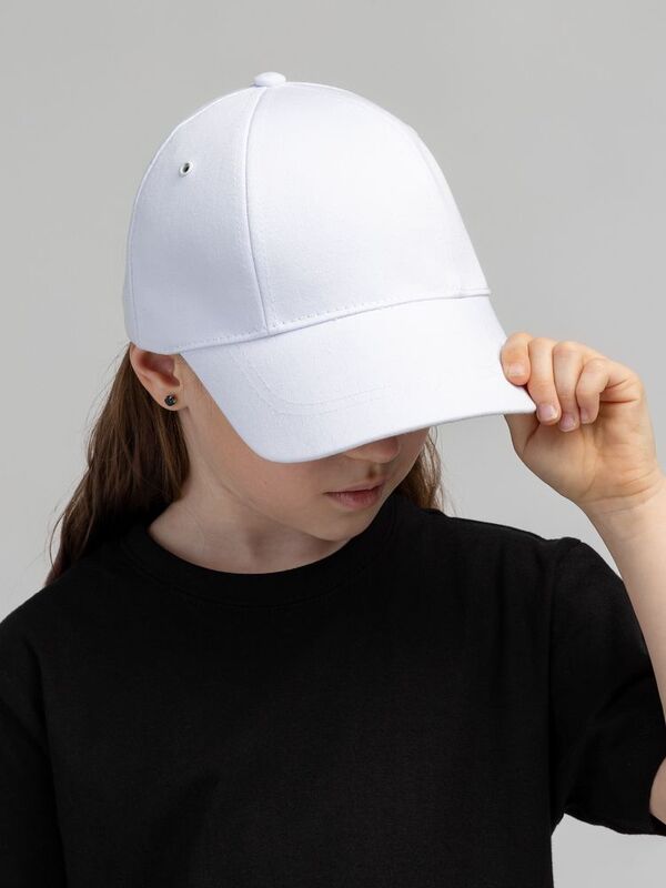 Бейсболка детская Capture Kids, белая арт.15148.60