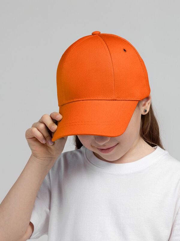 Бейсболка детская Capture Kids, оранжевая арт.15148.20