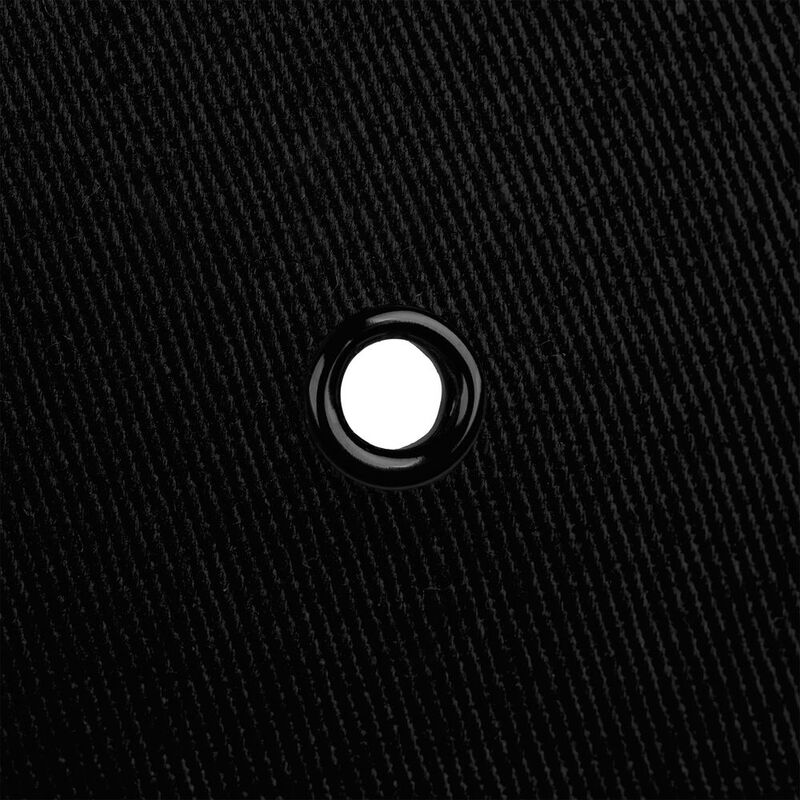 Бейсболка Canopy, черная с белым кантом арт.15149.30