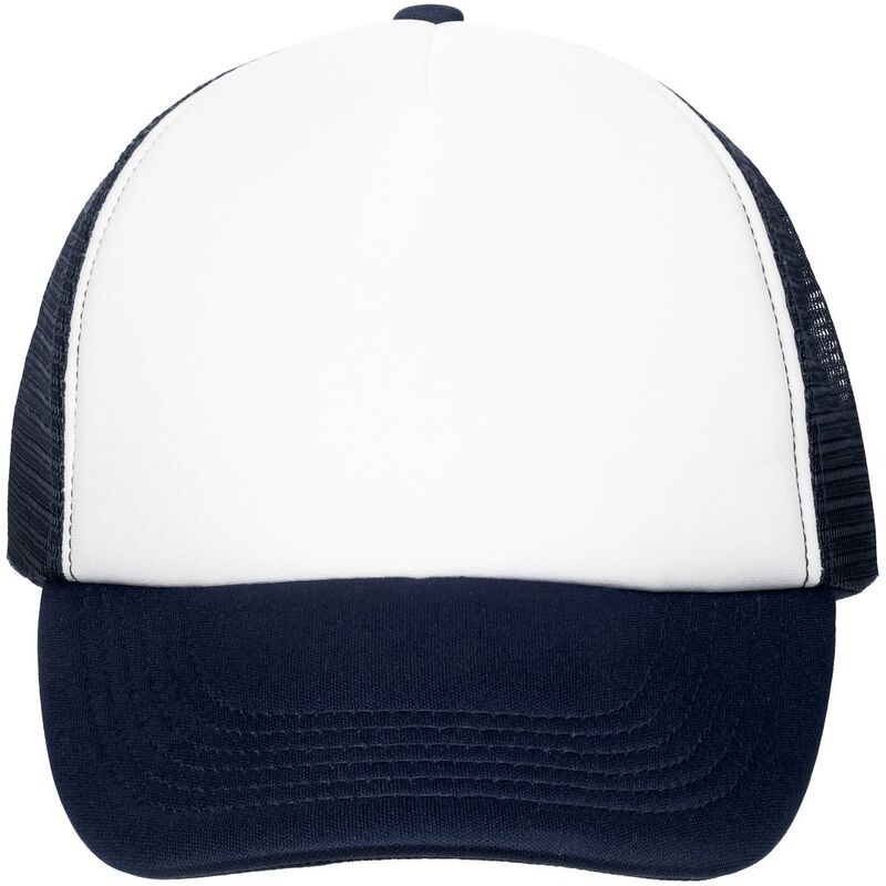 Бейсболка Sunbreaker, темно-синяя с белым арт.15151.46