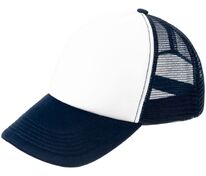 Бейсболка Sunbreaker, темно-синяя с белым арт.15151.46