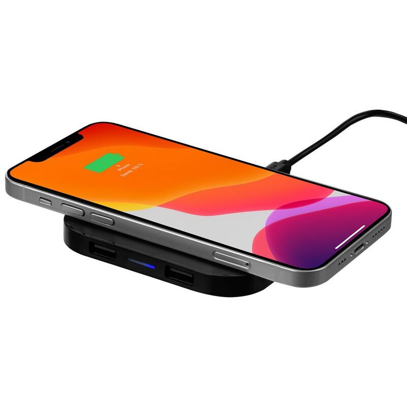 Беспроводное зарядное устройство Interra Plus, черное арт.24304.30