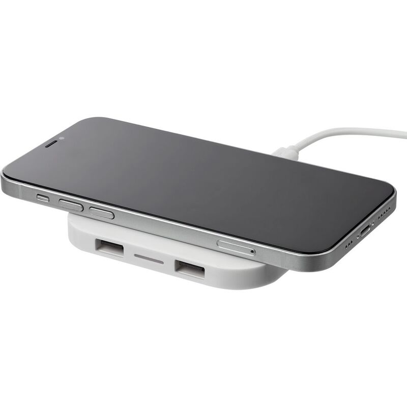 Беспроводное зарядное устройство Interra Plus, белое арт.24304.60