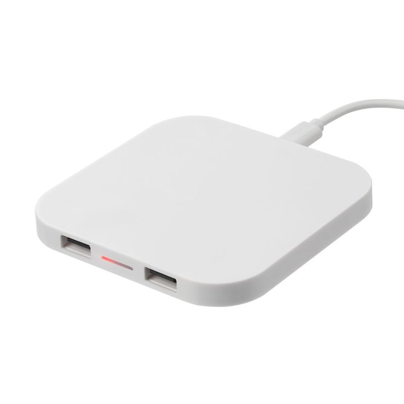 Беспроводное зарядное устройство Interra Plus, белое арт.24304.60