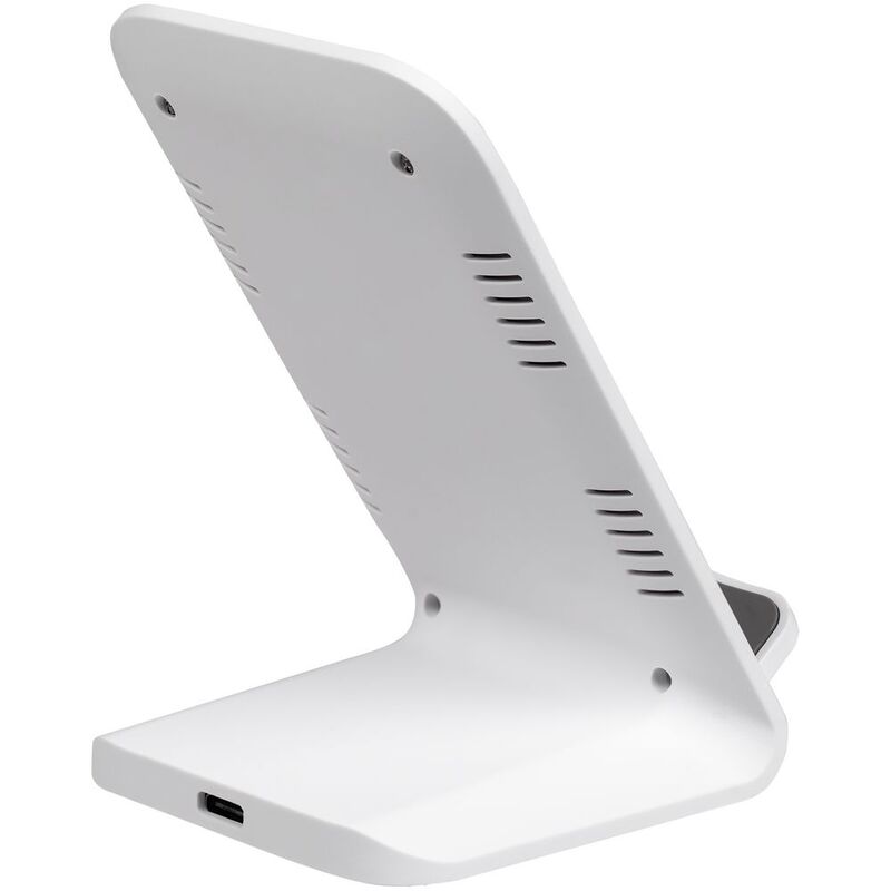 Беспроводное зарядное устройство с быстрой зарядкой Overtop, белое арт.24305.60