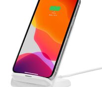 Беспроводное зарядное устройство с быстрой зарядкой Overtop, белое арт.24305.60